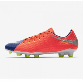 Botas de fútbol Nike Hypervenom Phelon Iii Fg M 852556-409 negro, morado, naranja naranja 1