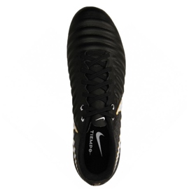 Nike Tiempo Ligera Iv Fg M 897744-002 botas de fútbol negro negro 2