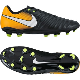 Nike Tiempo Ligera Iv Fg M 897744-008 zapatos de fútbol multicolor negro 2