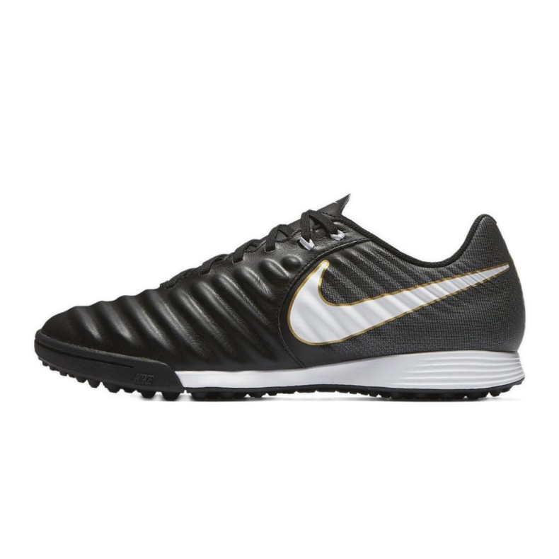 Nike TiempoX Ligera Iv Tf M 897766-002 zapatilla de fútbol negro negro 1