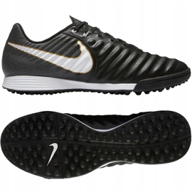 Nike TiempoX Ligera Iv Tf M 897766-002 zapatilla de fútbol negro negro 3
