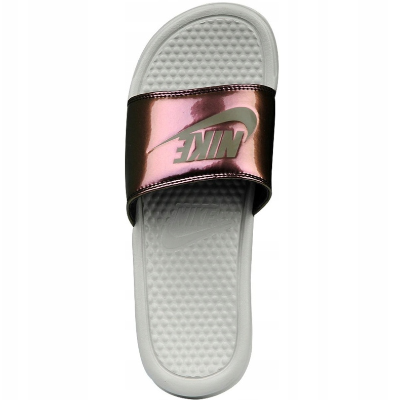 Nike Sportswear Benassi Just Do It Imprimir W 618919-013 beige marrón 1 Nike Sportswear Benassi Just Do It Imprimir W 618919-013 beige marrón 1