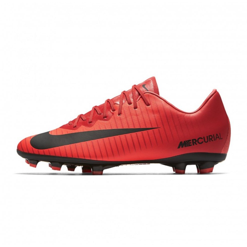 Nike Mercurial Vapor Xi Fg Jr 903594-616 zapatos de fútbol multicolor rojo 1