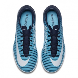 Zapatos de interior Nike Mercurial Vapor Xi Ic Jr 831947-404 azul 2 Zapatos de interior Nike Mercurial Vapor Xi Ic Jr 831947-404 azul 2