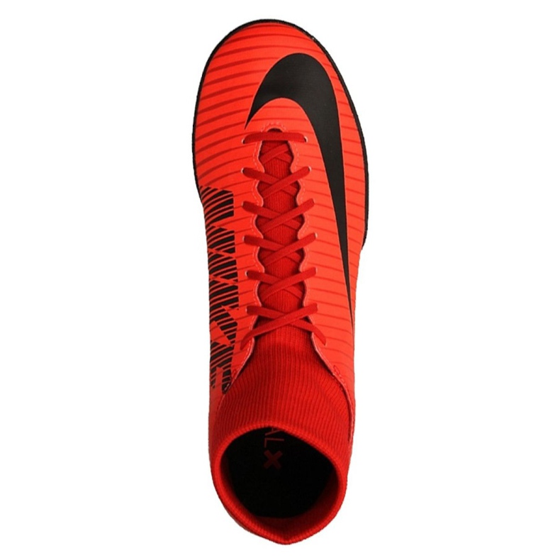 Nike MercurialX Victory Vi Df Tf M 903614-616 Zapatos de fútbol rojo rojo 2