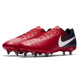 Botas de fútbol Nike Tiempo Ligera Iv Sg M 897745-616 rojo rojo 3