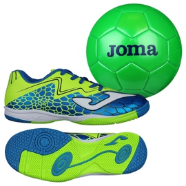 Zapatillas de interior Joma Super Copa In Jr SCJS.805.IN multicolor verde 1 Zapatillas de interior Joma Super Copa In Jr SCJS.805.IN multicolor verde 1