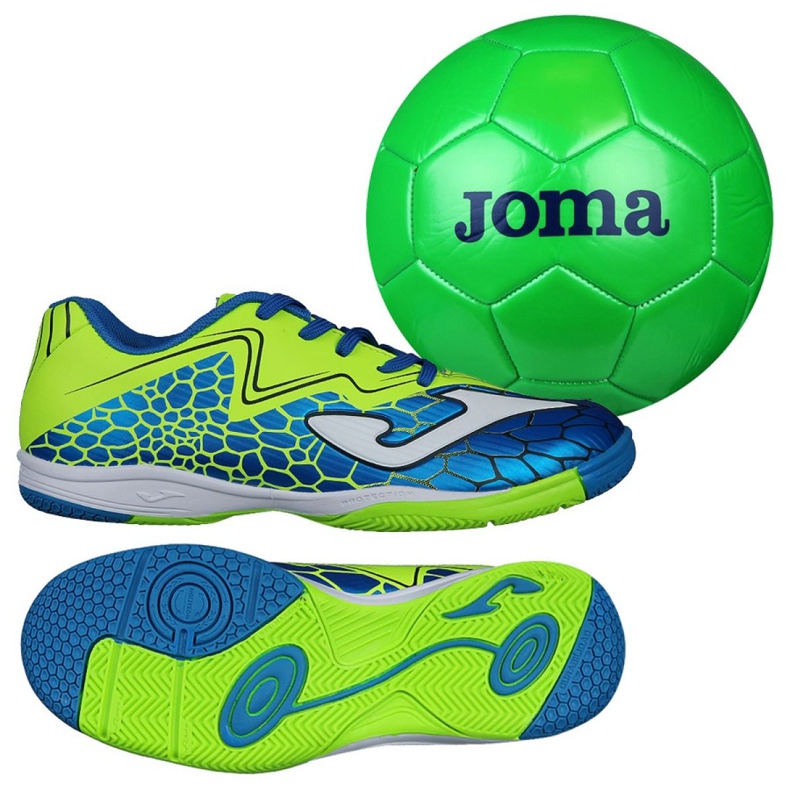 Zapatillas de interior Joma Super Copa In Jr SCJS.805.IN multicolor verde 1 Zapatillas de interior Joma Super Copa In Jr SCJS.805.IN multicolor verde 1