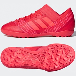 Botas de fútbol Adidas Nemeziz Tango 17.3 Tf Jr CP9238 multicolor rojo 3