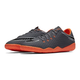 Nike Hypervenom Phantom 3 Academy Ic M AH7278-081 zapatos de fútbol gris gris 1