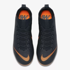 Nike Mercurial Superfly 6 Academy Gs Mg Jr AH7337-081 zapatos de fútbol negro negro 2