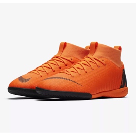 Zapatos de interior Nike Mercurial SuperflyX 6 Academy Gs Ic Jr AH7343-810 naranja naranja 3