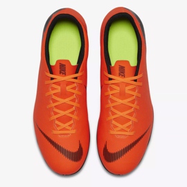 Nike Mercurial Vapor 12 Club M AH7378-810 zapatos de fútbol multicolor rojo 2