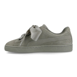 Puma Suede Heart Pebble W 365210 02 verde 3