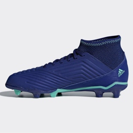 Botas de fútbol Adidas Predator 18.3 Fg Junior CP9012 azul azul 1
