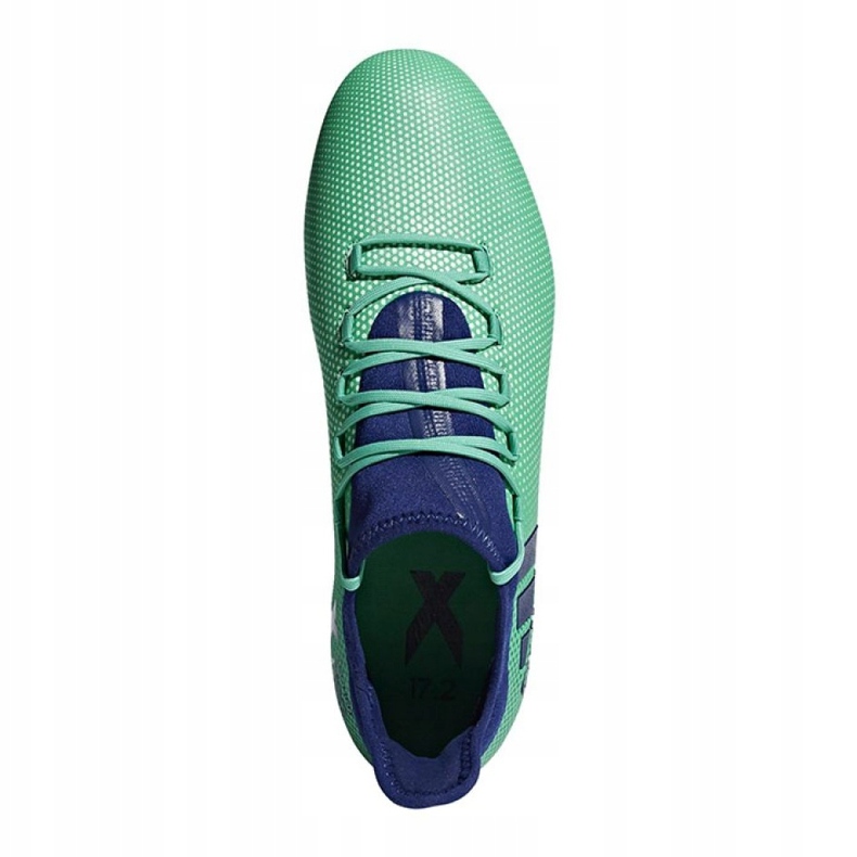 Botas de fútbol adidas X 17.2 Fg M CP9189 multicolor verde 2