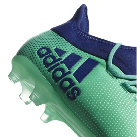 Botas de fútbol adidas X 17.2 Fg M CP9189 multicolor verde 3