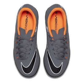 Nike Hypervenom PhantomX 3 Academy Tf Jr AH7294-081-S zapatos de fútbol gris gris 2