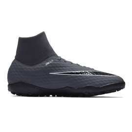 Botas de fútbol Nike Hypervenom PhantomX 3 Academy Df Tf M AH7276-081-S gris gris 1