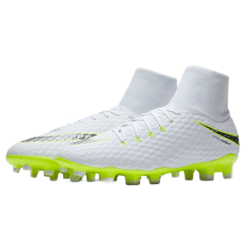 Nike Hypervenom Phantom 3 Academy Df Fg M AH7268-107 zapatos de fútbol multicolor blanco 2