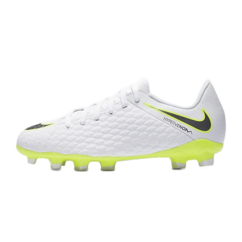 Nike Hypervenom Phantom 3 Academy Fg Jr AJ4119-107 zapatos de fútbol multicolor blanco 1