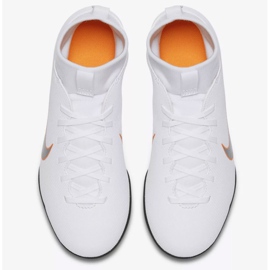 Nike Mercurial SuperflyX 6 Club Jr AH7345-107 zapatos de fútbol multicolor blanco 2