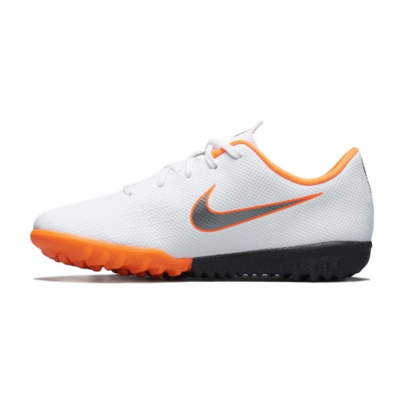Nike Mercurial VaporX 12 Academy Tf Jr AH7353-107 zapatos de fútbol multicolor blanco 2