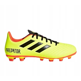 Botas de fútbol adidas Predator 18.4 FxG M DB2005 multicolor amarillo 1