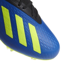 Botas de fútbol Adidas X 18.2 Fg M DA9334 azul marino azul 3