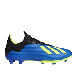 Botas de fútbol Adidas X 18.3 Fg M DA9335 multicolor azul 1 Botas de fútbol Adidas X 18.3 Fg M DA9335 multicolor azul 1