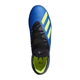 Botas de fútbol Adidas X 18.3 Fg M DA9335 multicolor azul 2 Botas de fútbol Adidas X 18.3 Fg M DA9335 multicolor azul 2