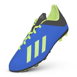 Botas de fútbol adidas X 18.4 FxG Jr DB2419 multicolor azul 1 Botas de fútbol adidas X 18.4 FxG Jr DB2419 multicolor azul 1