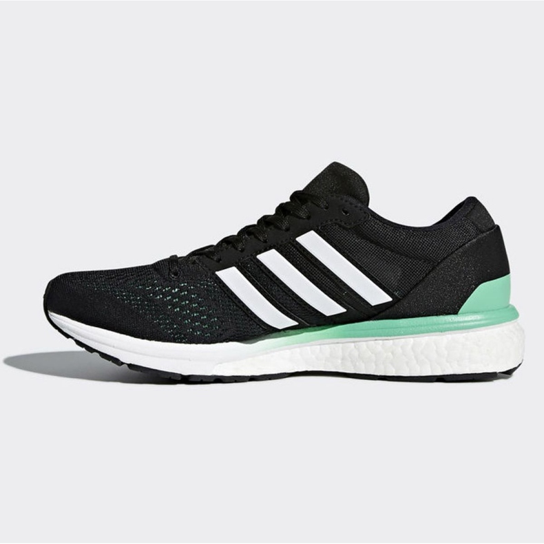 Zapatillas running adidas Boston 6 W BB6421 negro verde 1