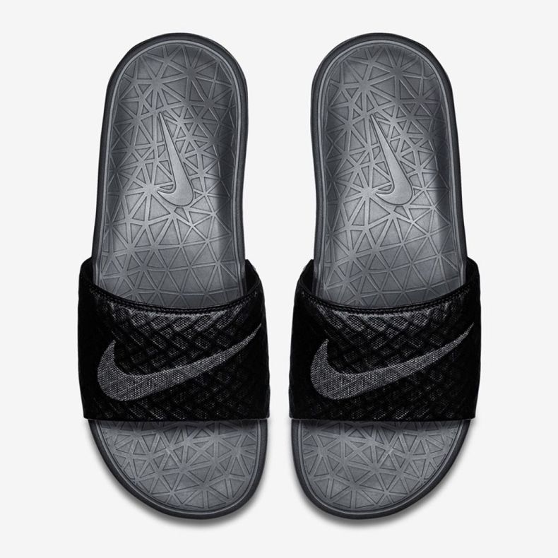 Zapatillas Nike Benassi Solarsoft Slide 705474-091 negro 1
