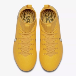 Nike Mercurial Superfly 6 Academy Mg Jr AO2895-710 zapatos de fútbol multicolor amarillo 2