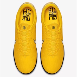 Nike Mercurial Vapor 12 Academy Neymar Ic Jr AO3122-710 zapatos de fútbol amarillo amarillo 2