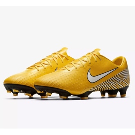 Nike Mercurial Vapor 12 Neymar Pro Fg M AO3123-710 zapatos de fútbol amarillo amarillo 3