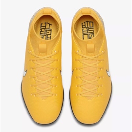 Zapatos de fútbol Nike Mercurial Superfly 6 Academy Gs Neymar Tf Jr AO2887-710 amarillo amarillo 2