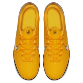 Zapatos de interior Nike Mercurial VaporX 12 Club Neymar Ic M AO3120-710 amarillo amarillo 2