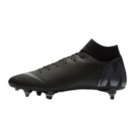 Nike Mercurial Superfly 6 Academy Sg Pro M AH7364-001 zapatos de fútbol negro negro 1