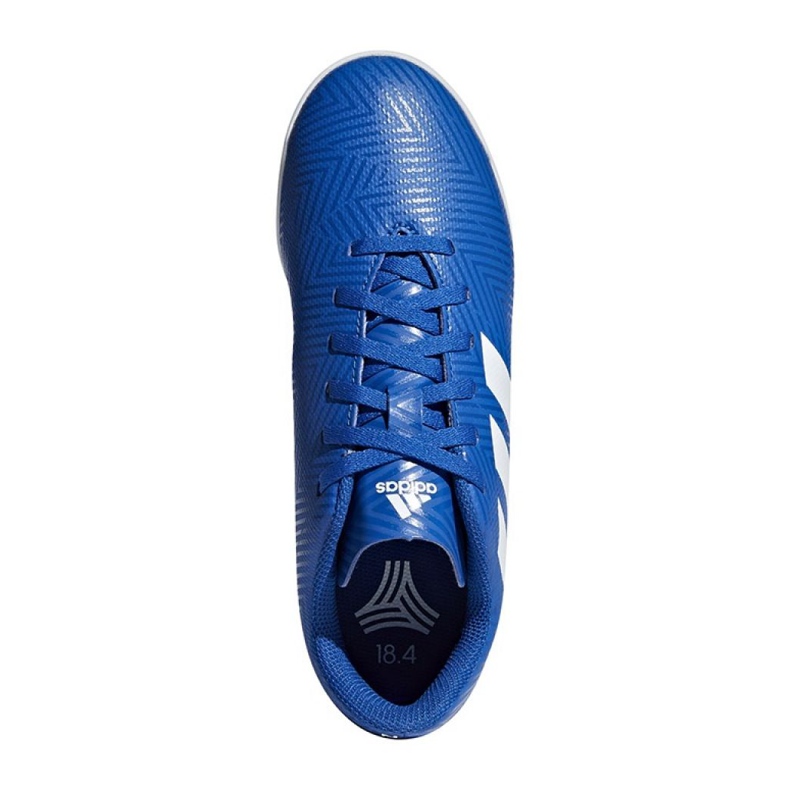 Botas de fútbol Adidas Nemeziz Tango 18.4 In Jr DB2384 azul azul 2 Botas de fútbol Adidas Nemeziz Tango 18.4 In Jr DB2384 azul azul 2