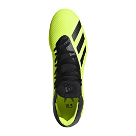 Botas de fútbol adidas X 18.3 Fg M DB2183 amarillo amarillo 2