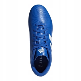 Botas de fútbol adidas Nemeziz 18.4 FxG Jr DB2357 multicolor azul 1