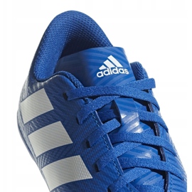 Botas de fútbol adidas Nemeziz 18.4 FxG Jr DB2357 azul multicolor 3