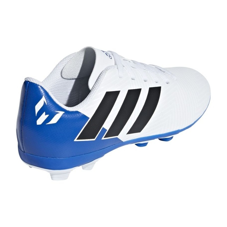 Botas de fútbol Adidas Nemeziz Messi 18.4 Fg Jr DB2369 multicolor blanco 2 Botas de fútbol Adidas Nemeziz Messi 18.4 Fg Jr DB2369 multicolor blanco 2