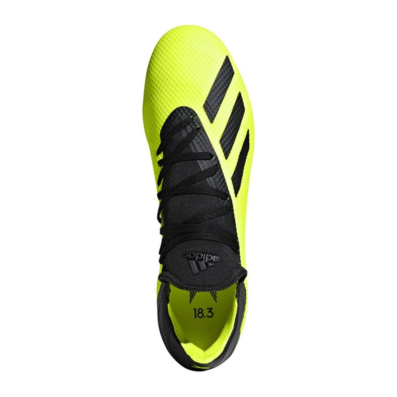Botas de fútbol Adidas X 18.3 Sg M AQ0710 amarillo amarillo 1