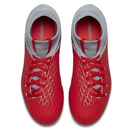 Zapatillas de fútbol Nike Hypervenom Phantom 3 Academy Df Fg Jr AH7287-600 rojo rojo 1