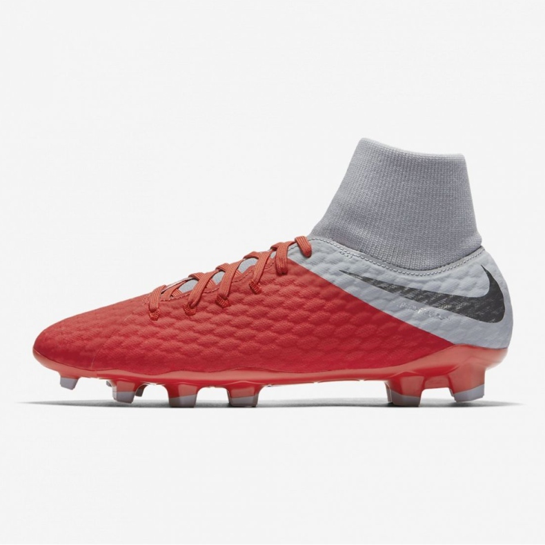 Zapatillas de fútbol Nike Hypervenom 3 Academy Df Fg M AQ9217-600 multicolor plata 1