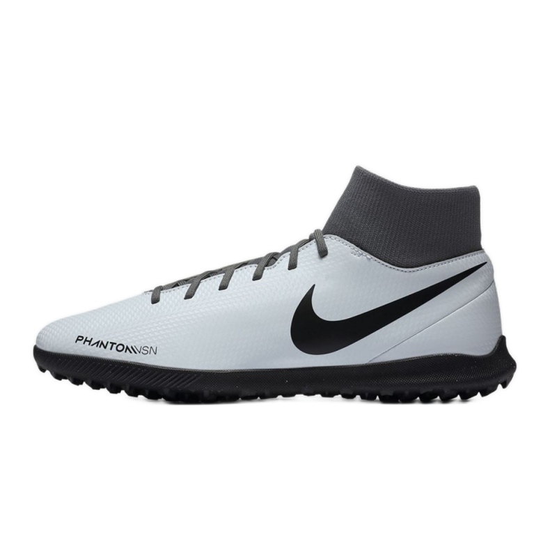 Nike Phantom Vsn Club Df Tf AO3273-060 zapatos de fútbol blanco gris 1