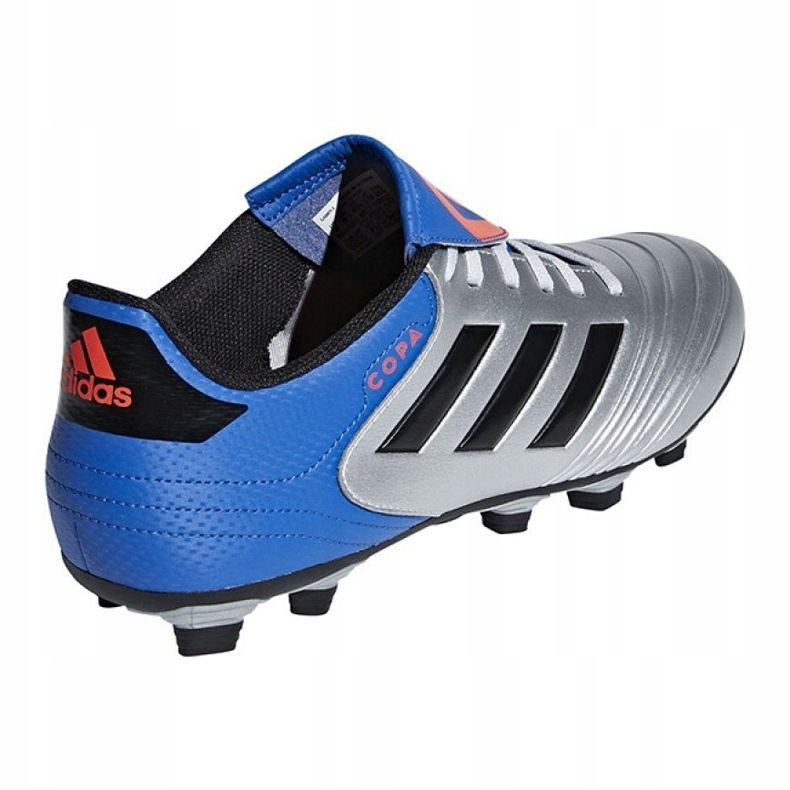 Botas de fútbol Adidas Copa 18.4 FxG M DB2458 gris plata 1